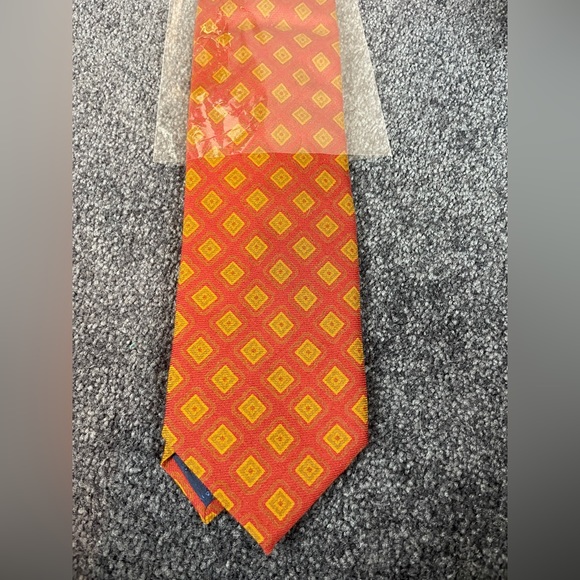 Luciano Barbera wool and silk tie NEW - Picture 1 of 4